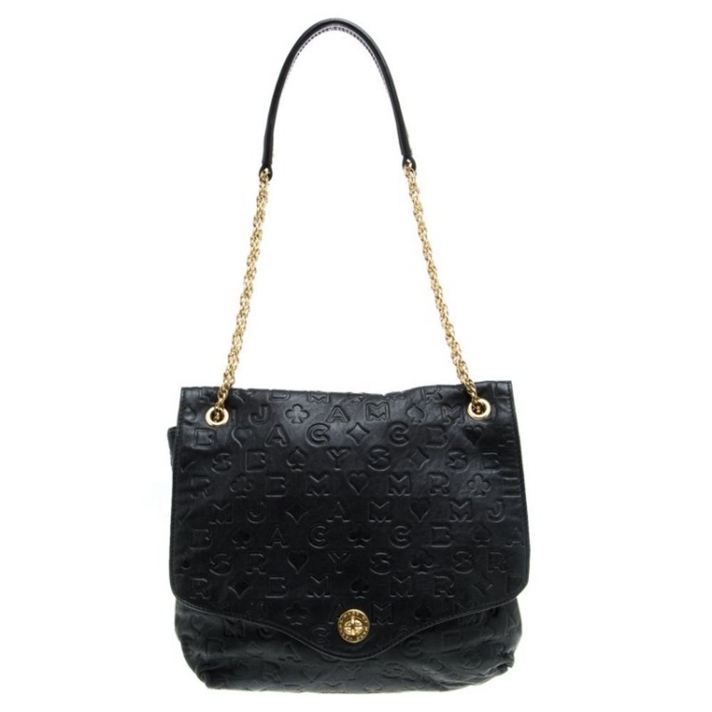 Marc Jacobs dreamy logo leather bag